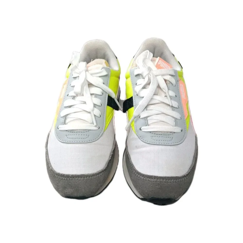 PUMA Future Rider Play On Shoes Women’s 7.5  Yellow Multicolor 373792-02 - Picture 4 of 8